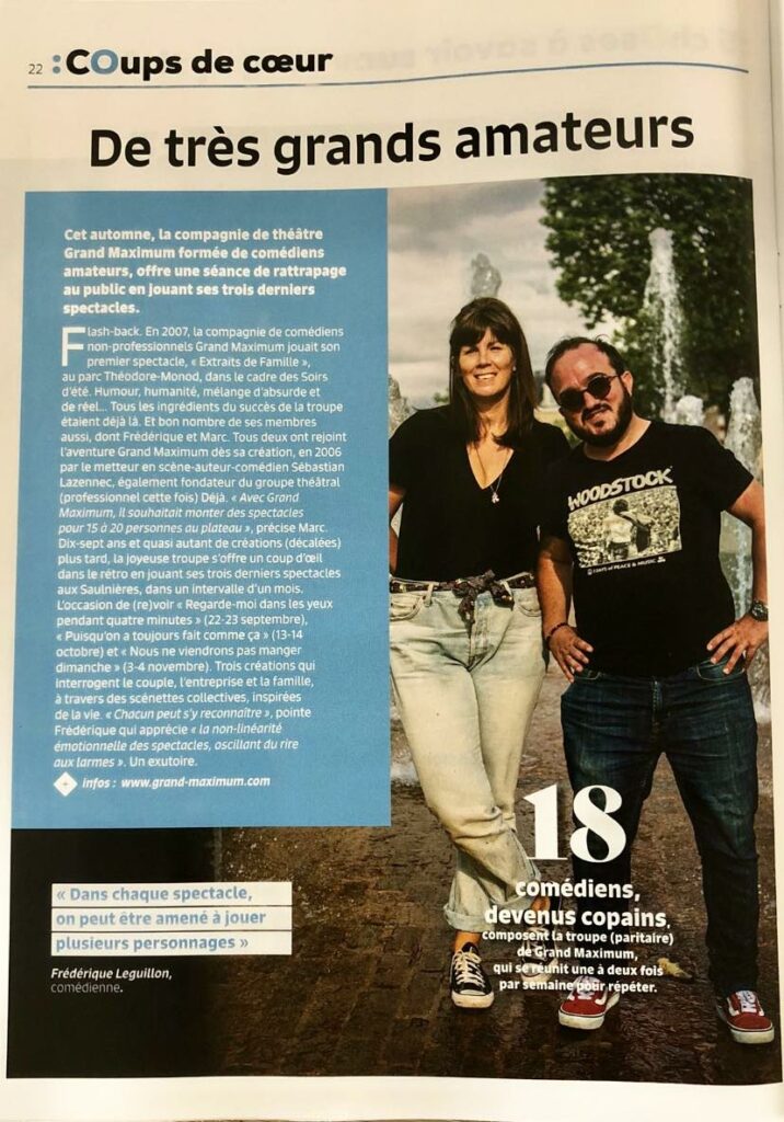 La Trilogie dans le magazine de la Ville du Mans.